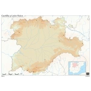 MAPA MUDO ERIK COLOR FISICO CAST. LEON