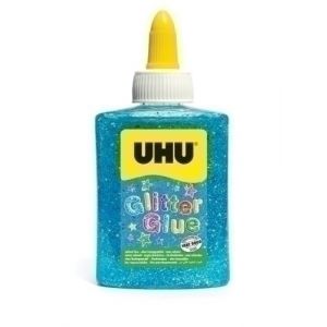 Imagen COLA GLITTER GLUE UHU B/88 ml AZUL