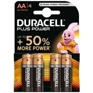 PILAS DURACELL AA PLUS (MN1500-LR06) B/4