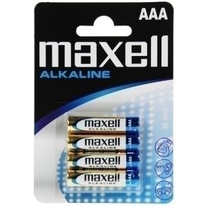 PILAS ALCALINA MAXELL LR03 B/4