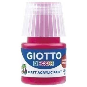PINTURA ACRIL.GIOTTO 25 ml ROJO CARMIN
