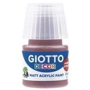 PINTURA ACRIL.GIOTTO 25 ml MARRON TIERRA