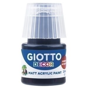 PINTURA ACRIL.GIOTTO 25 ml NEGRO
