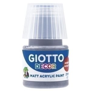 PINTURA ACRIL.GIOTTO 25 ml GRIS OSCURO