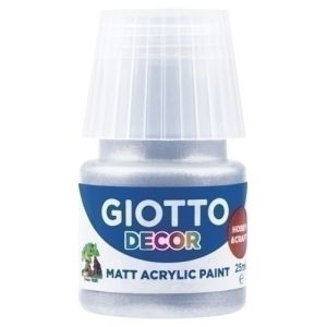 Imagen PINTURA ACRIL.GIOTTO 25 ml PLATA