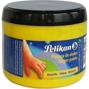 PINTURA DEDOS PELIKAN 500 ml AMARILLO