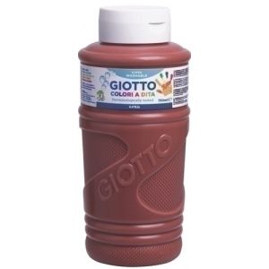 PINTURA DEDOS GIOTTO 750 ml MARRON