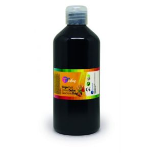 Pintura Dedos Tcolors 500 Ml Negro