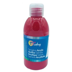 Pintura Acril.Tcolors 250 Ml Rojo