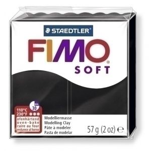 Imagen PASTA MODELAR FIMO SOFT NEGRO 57GR