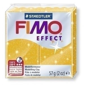 Imagen PASTA MODELAR FIMO EFFECT ORO PURPURINA