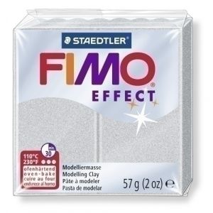 Imagen PASTA MODELAR FIMO EFFECT METALICO PLATA