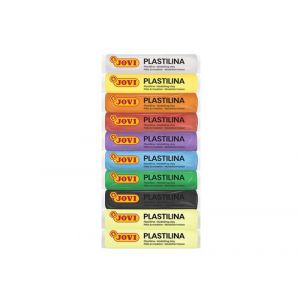 Plastilina Jovi Barra 15 Gr. Surtido Estuche De 10"(8 Colores Basicos + 2 Fosforescentes)