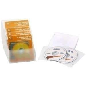 Imagen PORTA-CD DOBLE PP ACOLCHADO BLIS DE 10