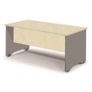 MESA ROCADA WORK 140x80 ALUMINIO/HAYA