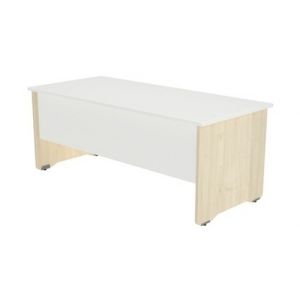 MESA ROCADA WORK 200x80 HAYA/BLANCO