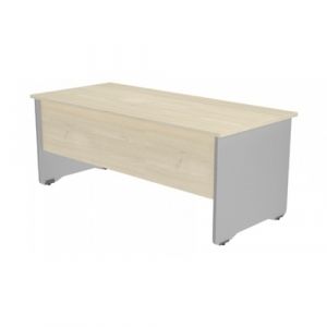 MESA ROCADA WORK 200x80 ALUMINIO/HAYA