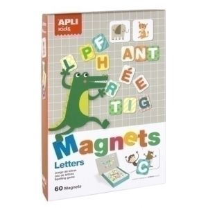 Imagen JUEGO MAGNETICO APLI LETRAS 60 PIEZAS