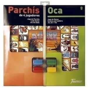 JUEGO PARCHIS OCA 40X40 CON ACCESORIOS