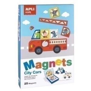 Imagen JUEGO MAGNETICO APLI COCHES 25 PIEZAS