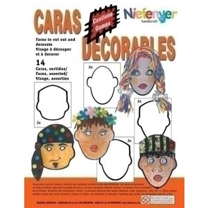 Imagen CARETA CART. CARAS DECORABLES PACK 14