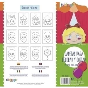 Imagen CARETA CART. 300gr. BLANCANIEVES PACK 12