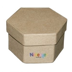 Imagen CAJAS DECORABLES NIEF.CARTON HEXAGONALES