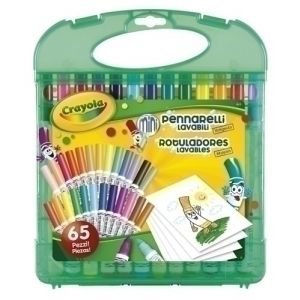 JUEGO CRAYOLA MALETIN ROTULADORES LAVABL