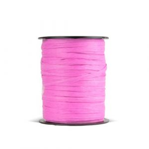 Rafia Cinta De 3,5 Mm Rollo De 100 M Rosa