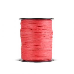 Rafia Cinta De 3,5 Mm Rollo De 100 M Rojo