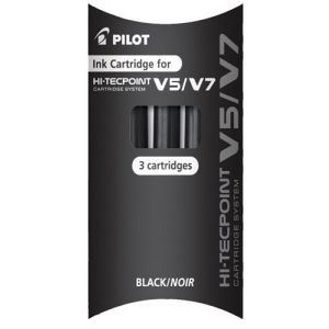 Imagen RECAMBIO PILOT V-5 RECARGABLE NEGRO B/3