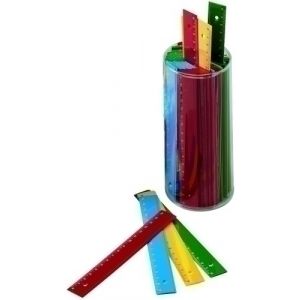 Imagen REGLAS FAIBO PLASTICO OPACAS 16cm B/100