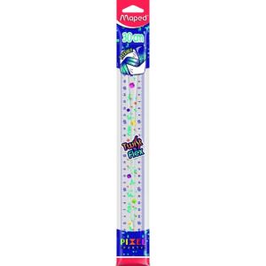 Regla Maped Twist&Flex Pixel Party 30 Cm Flexible Irrompible