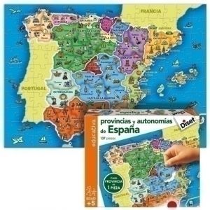 Imagen PUZZLE DISET PROVINCIAS DE ESPAÑA 137 PI