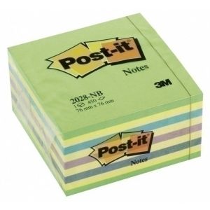 TACO NOTAS POST-IT CUBO 450 H.AZ/VER NEO