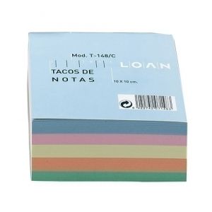 Imagen TACO NOTAS ENCOLADO COLORES 10X10