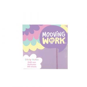 Notas Adhesivas Mooving Pastel 250H 51X51 Multicolor