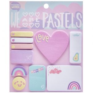 Notas Adhesivas Mooving Pastel Set Formas Surtidas