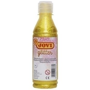 Imagen TEMPERA JOVI LIQ.GLITTER 250 ml AMARILLO