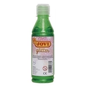 Imagen TEMPERA JOVI LIQ.GLITTER 250 ml VERDE