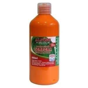 Imagen TEMPERA ALPINO LIQ. 500 ml NARANJA