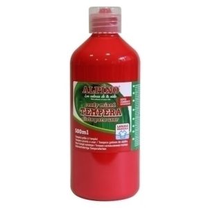 Imagen TEMPERA ALPINO LIQ. 500 ml ROJO