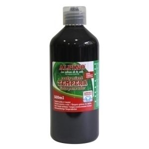 Imagen TEMPERA ALPINO LIQ. 500 ml NEGRO