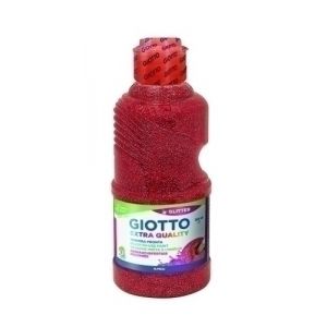 Imagen TEMPERA GIOTTO LIQ.GLITTER 250 ml ROJO