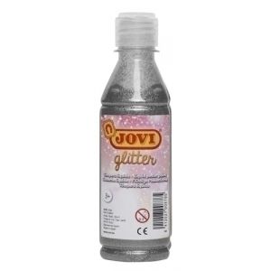 Imagen TEMPERA JOVI LIQ.GLITTER 250 ml PLATA