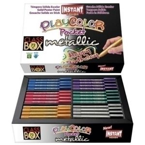 Imagen TEMPERA INSTANT PLAYC. MET. POCKET C/72