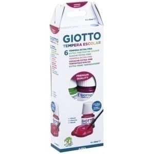 Imagen TEMPERA GIOTTO 25 ml ESTUCHE 6