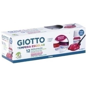 TEMPERA GIOTTO 25 ml ESTUCHE 12