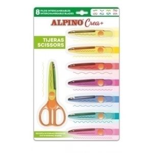 TIJERAS ESCOL. ALPINO FASHION SHAPES 8+1