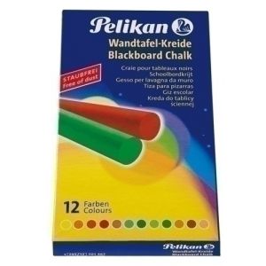 Imagen TIZAS DE COLORES PELIKAN ESTUCHE DE 12